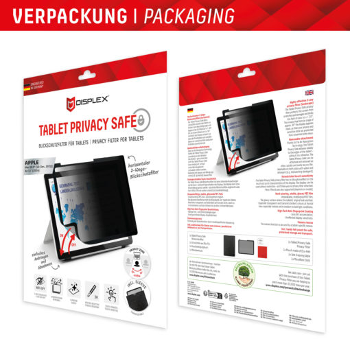 Displex Tablet Privacy Safe Blickschutzfilter – Bild 8