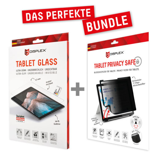 Displex Bundle Tablet Glass + Privacy Safe
