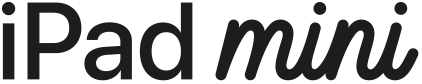 Logo iPad mini