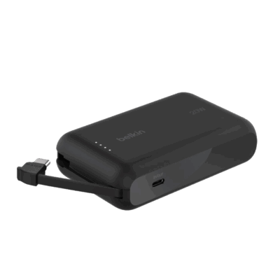 Belkin BoostCharge Powerbank 10K mit integriertem Kabel
